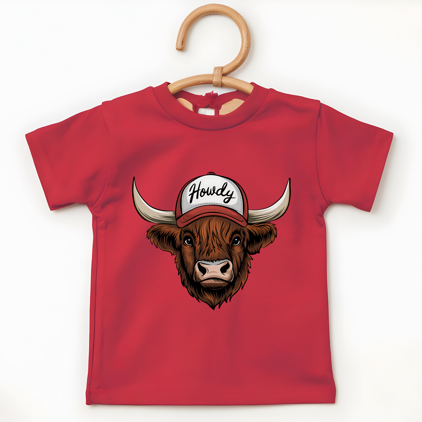 Howdy Highland Cow Toddler Shirt