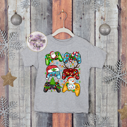 Video Game Christmas Toddler Shirt