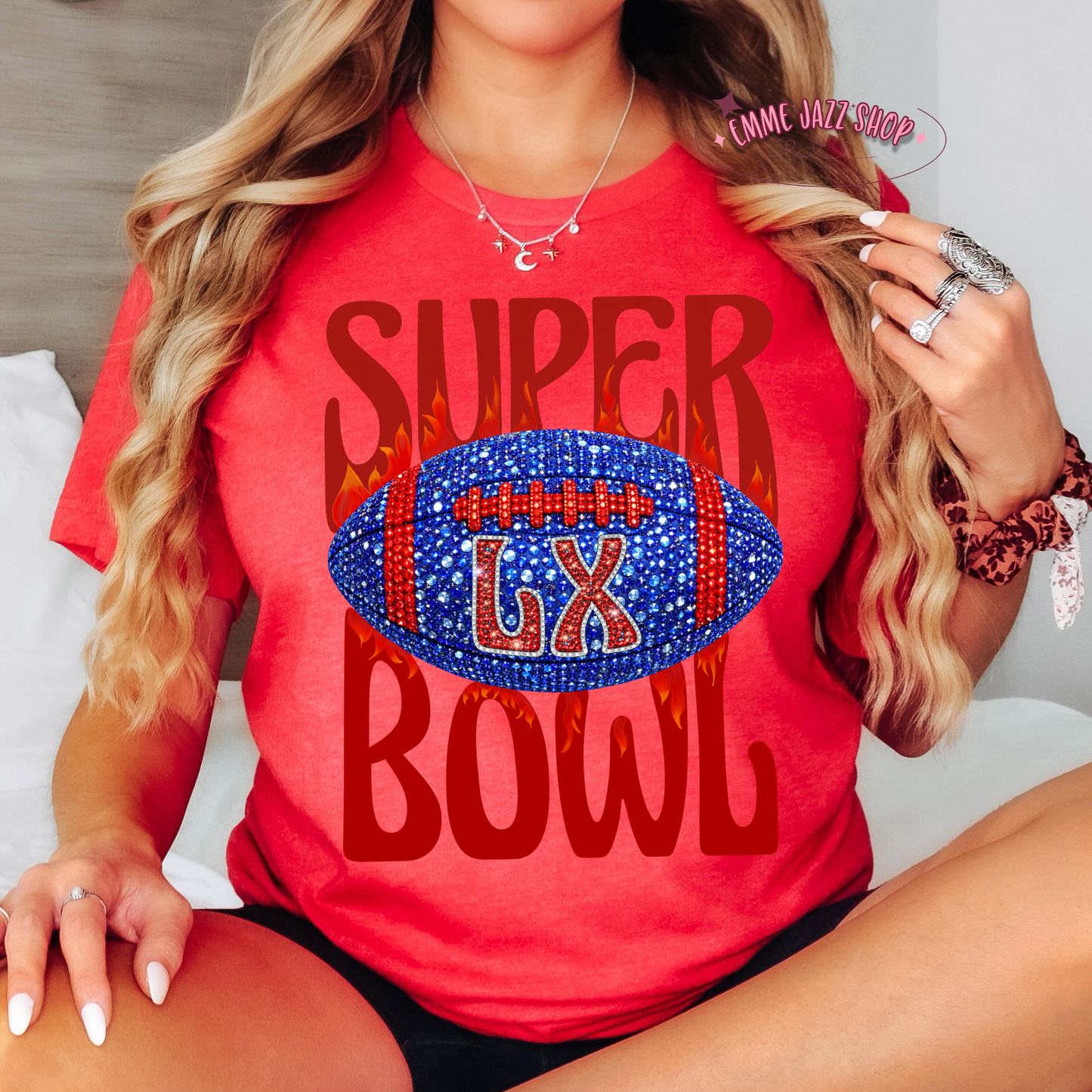 Superbowl LX Tshirt (With Flames)