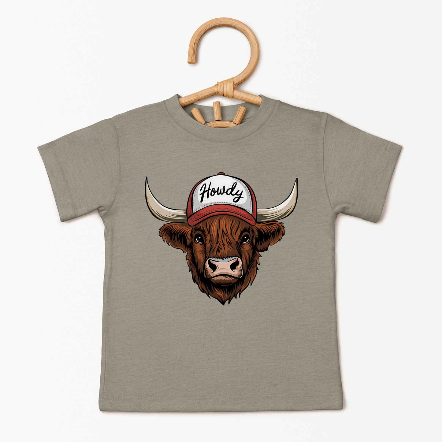 Howdy Highland Cow Toddler Shirt
