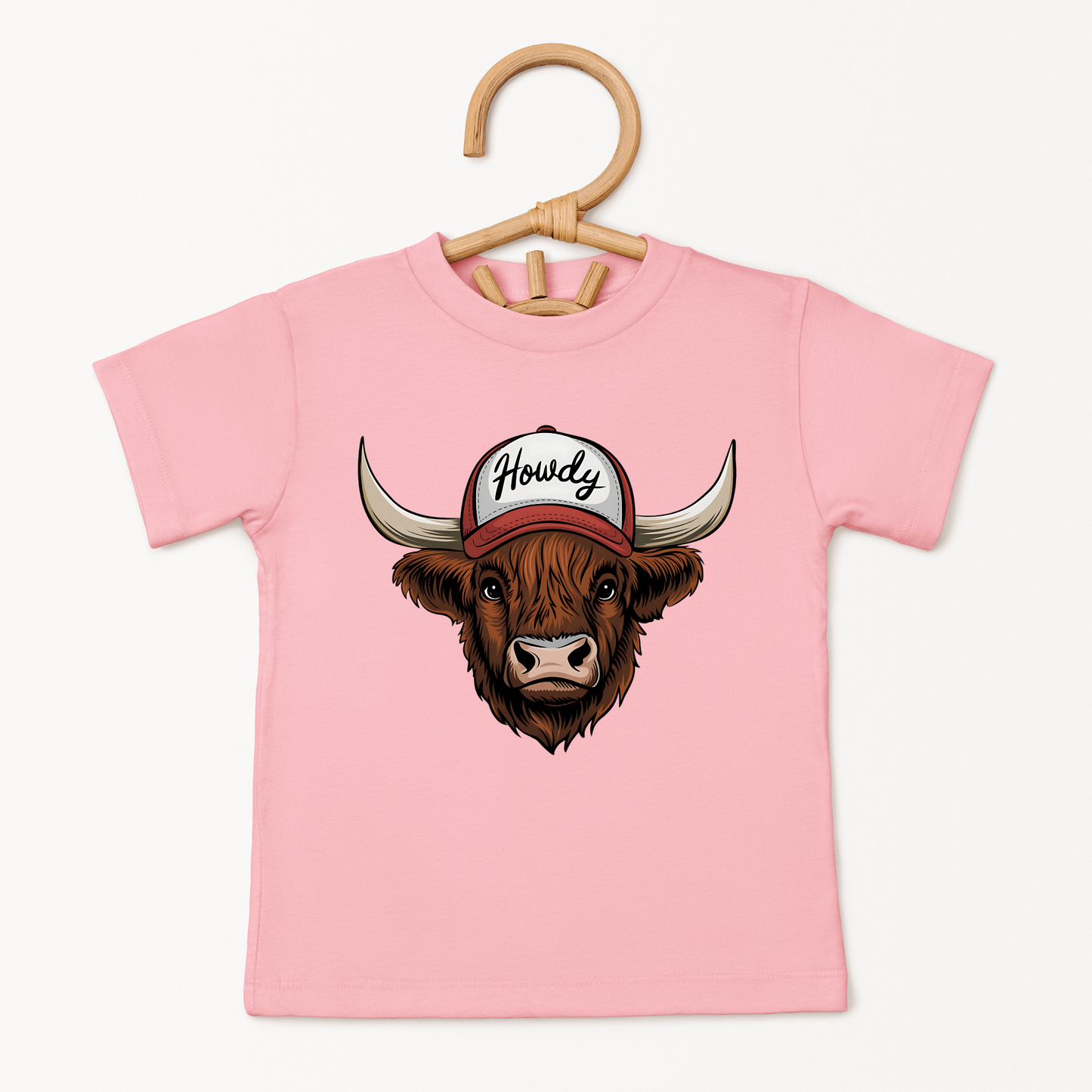 Howdy Highland Cow Toddler Shirt