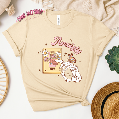 Anxiety On/Off Switch T-shirt