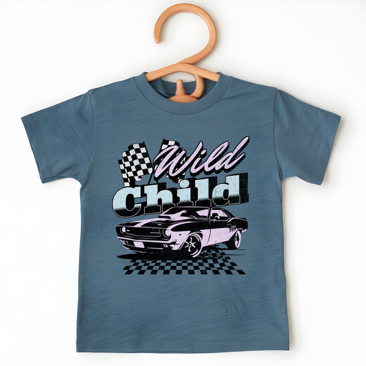 Wild Child Vintage Car Toddler Shirt