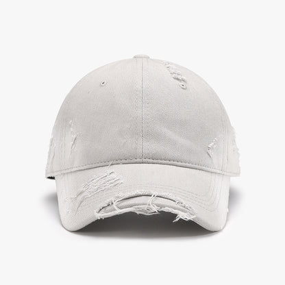 Distressed Adjustable Cotton Hat