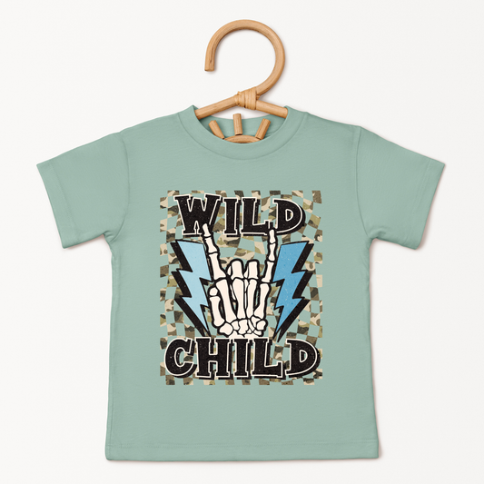 Wild Child Rock On Toddler Shirt