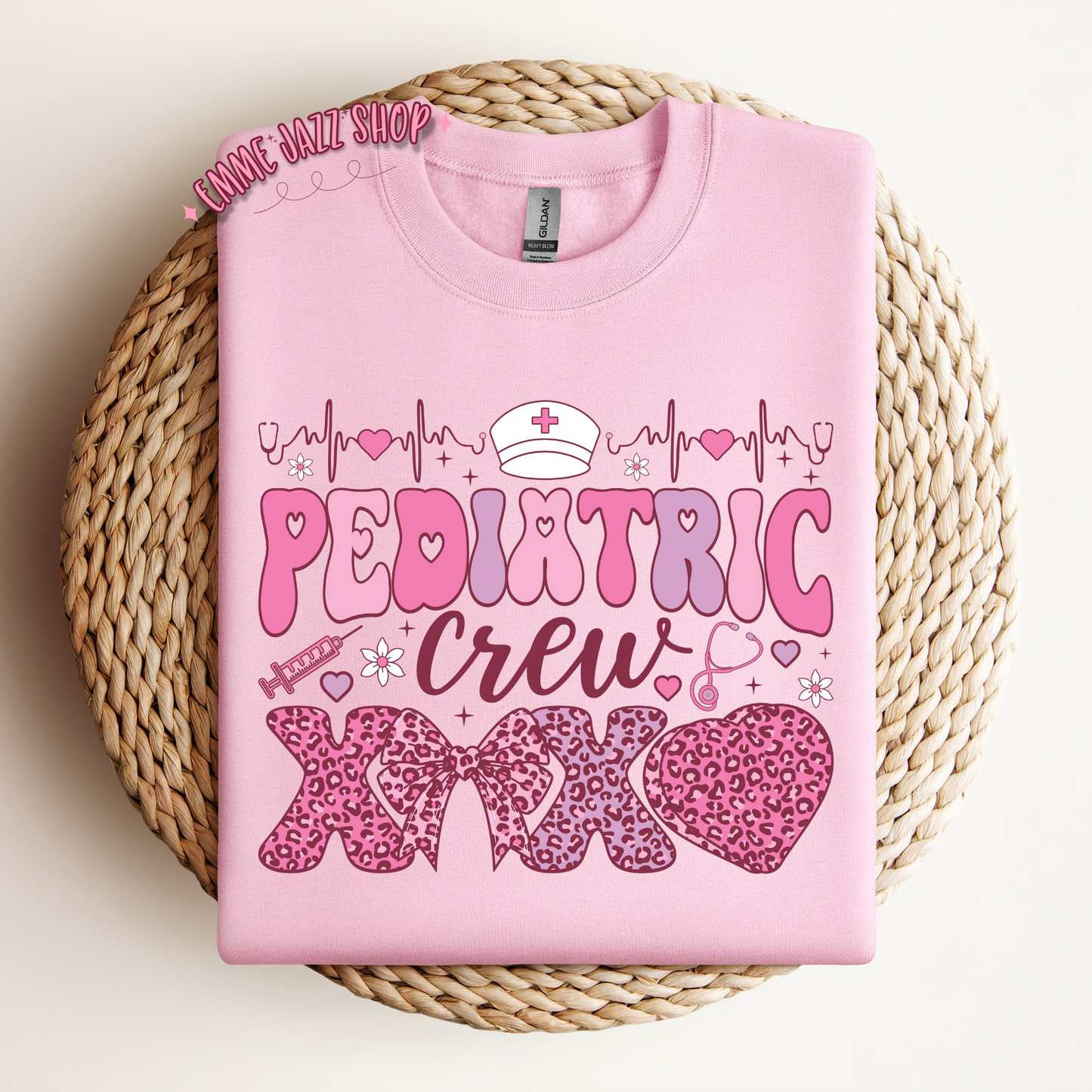 Pediatric crew sweatshirt