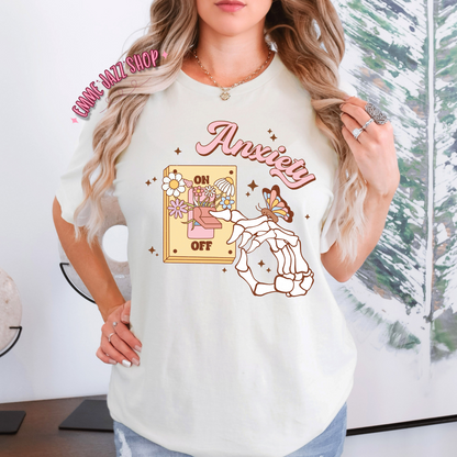 Anxiety On/Off Switch T-shirt