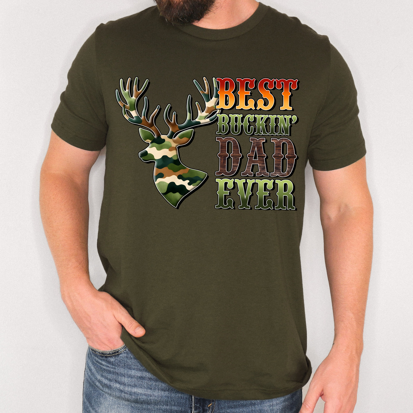 Best Buckin Dad Ever Tshirt