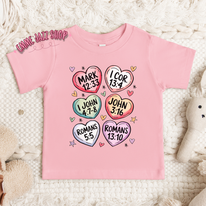 Valentines Bible Scripture infant/toddler T-shirt