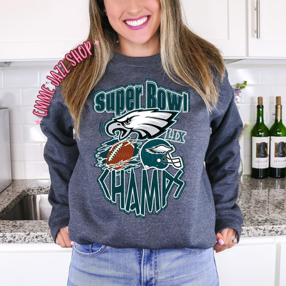 Super bowl champs eagles sweatshirt