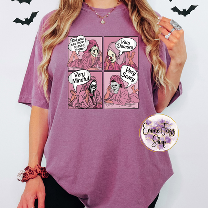 Very Demure, Very Mindful, Very Scary Tshirt