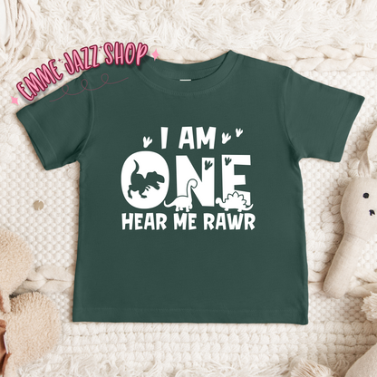 I am one hear me roar infant shirt