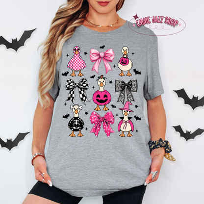 Girly Halloween Goose Shirt
