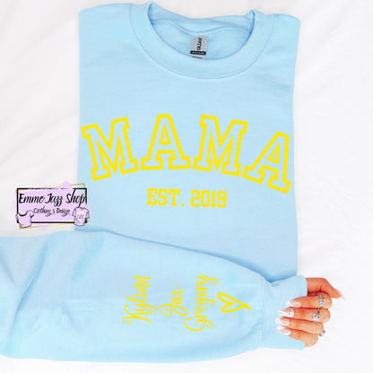 Mama/Childs Name Sweater