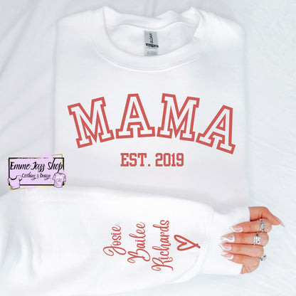 Mama/Childs Name Sweater