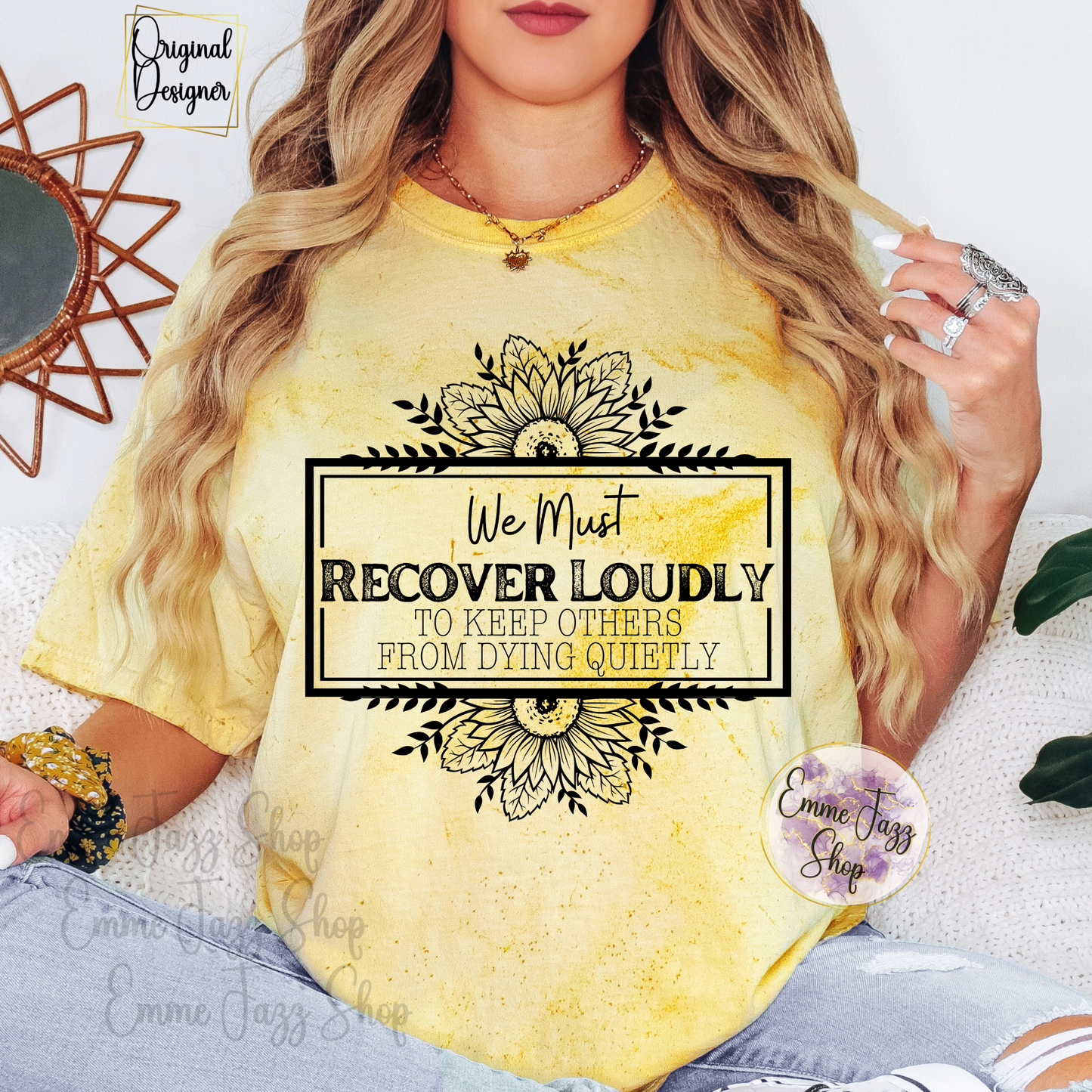 Recover Loudly Tshirt