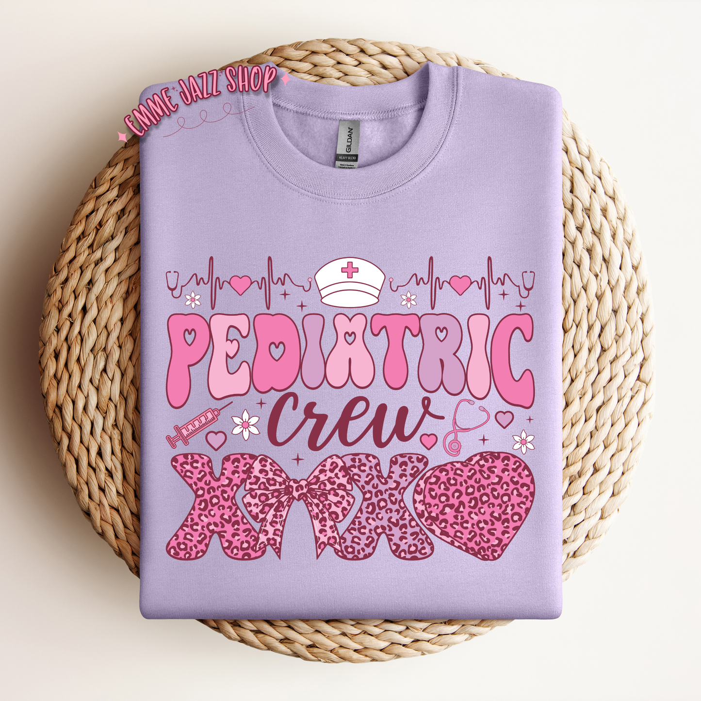 Pediatric crew sweatshirt