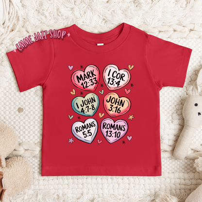 Valentines Bible Scripture infant/toddler T-shirt