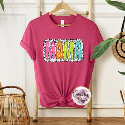 Buntes Mama-Shirt