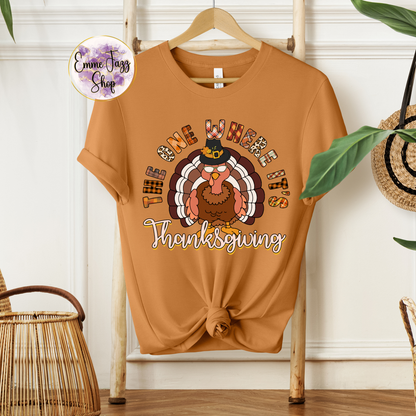 The one where it's Thanksgiving adult Tshirt