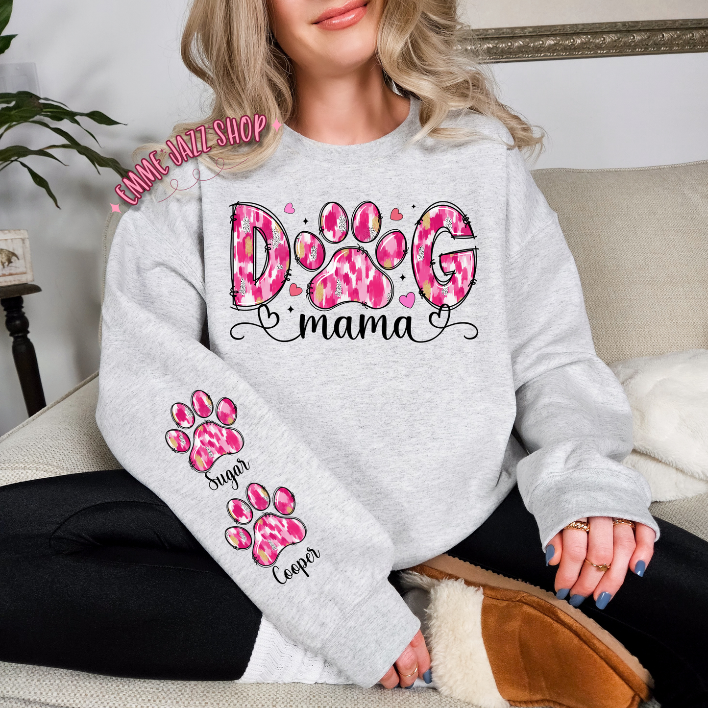 Dog mama sweatshirt (Personalized)