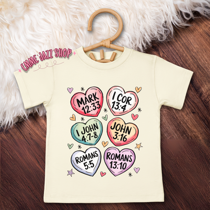 Valentines Bible Scripture infant/toddler T-shirt