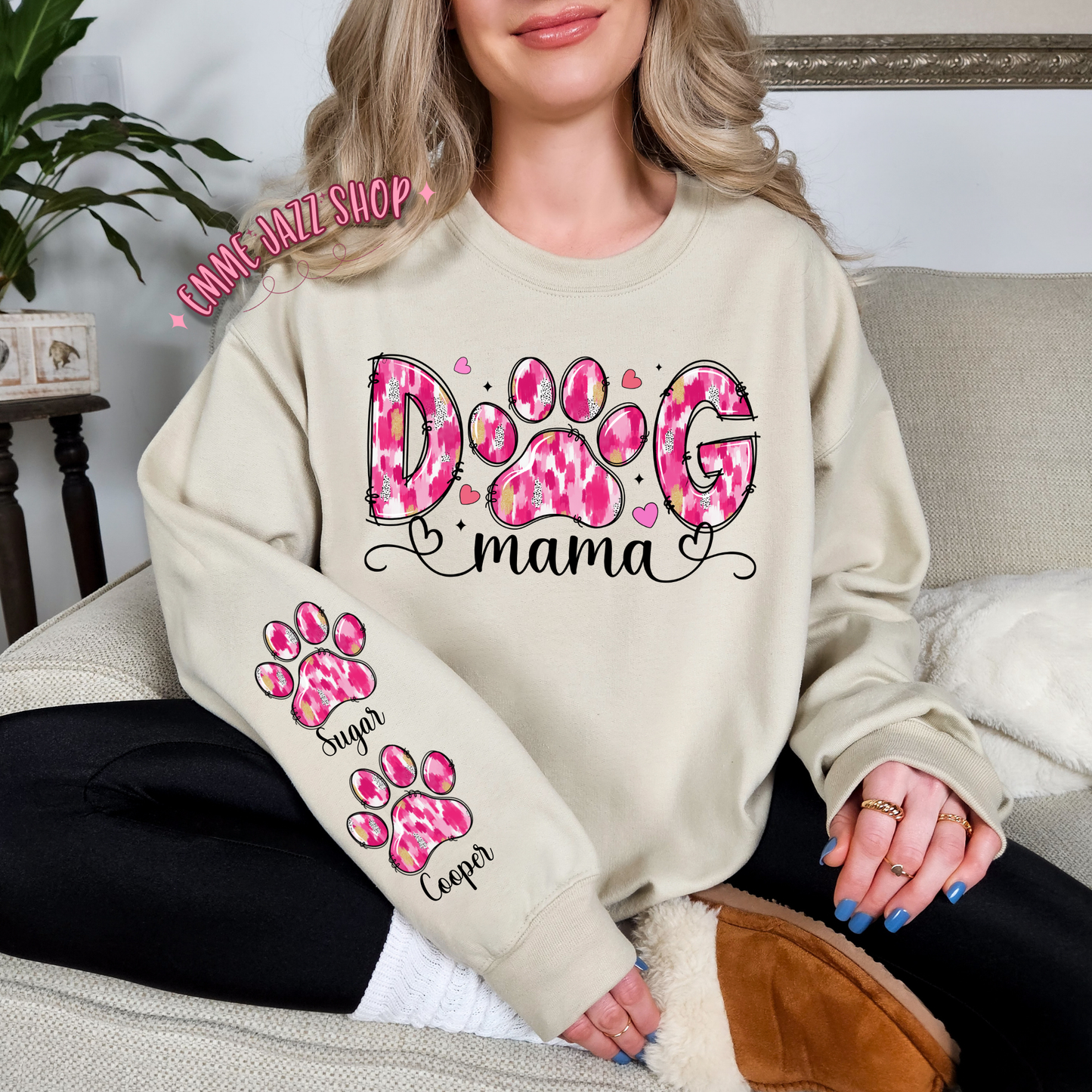 Dog mama sweatshirt (Personalized)