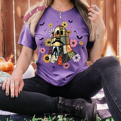 Floral Patchwork Ghost Shirt