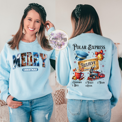 Polar Express sweatshirt