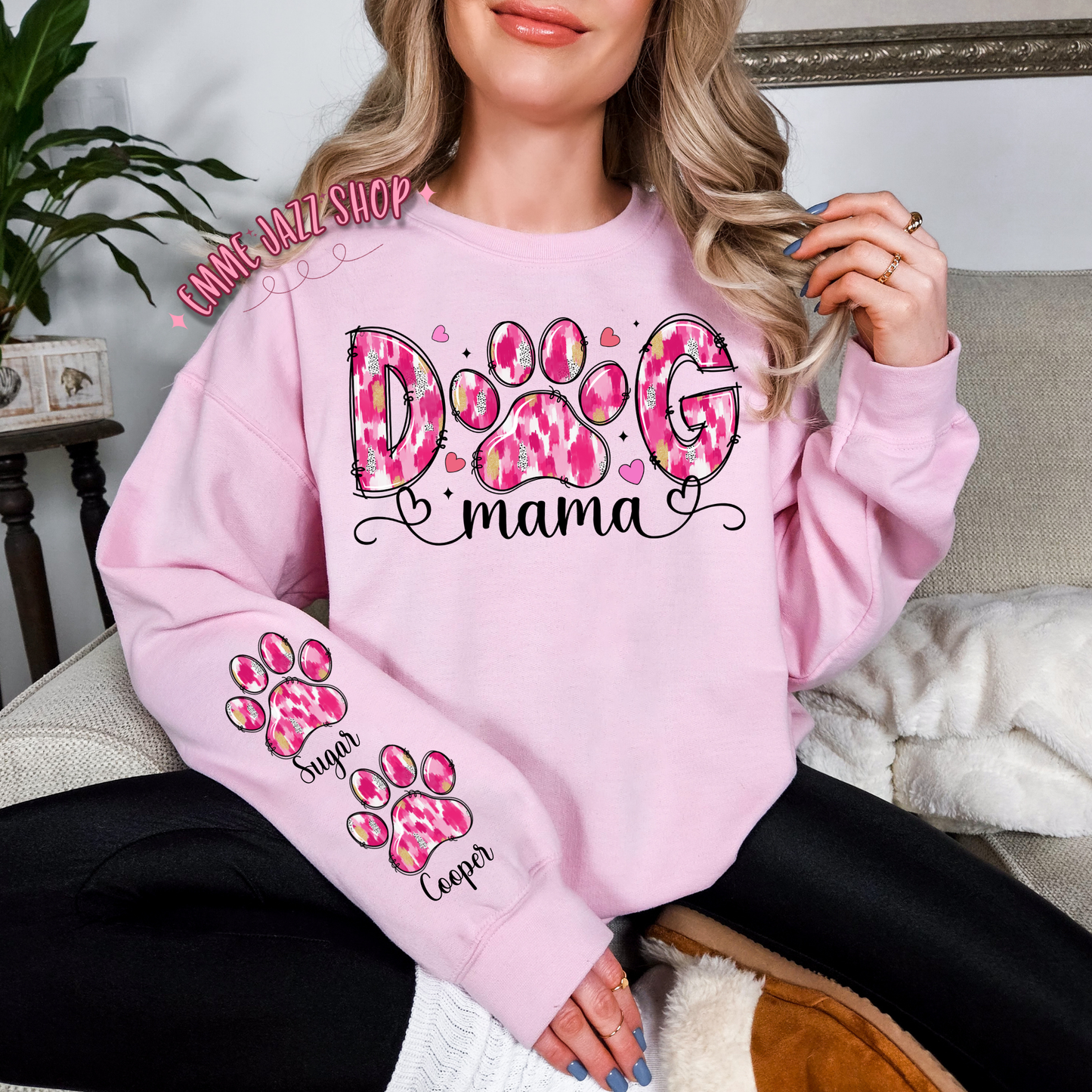 Dog mama sweatshirt (Personalized)