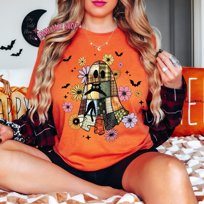 Floral Patchwork Ghost Shirt