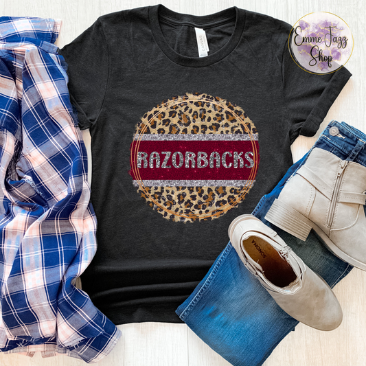 Razorback-Hemd mit Leopardenmuster