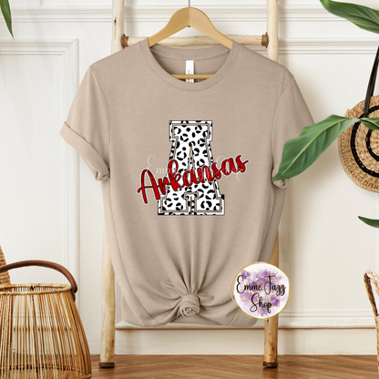 Arkansas Leopard Tshirt