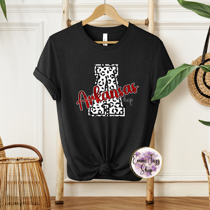 Arkansas Leopard Tshirt