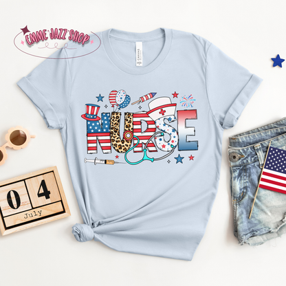 Nurse Fourth Of July T-Shirt