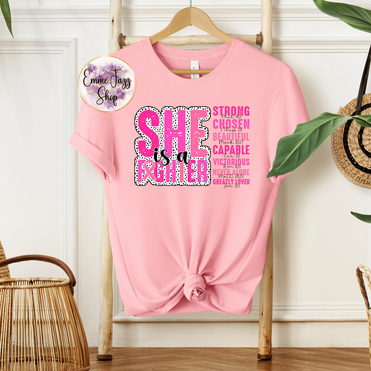 She is a fighter, breast cancer awareness shirt