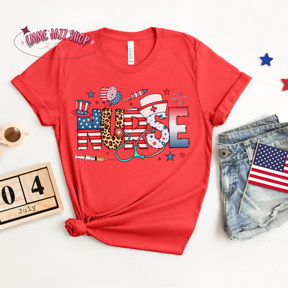Nurse Fourth Of July T-Shirt