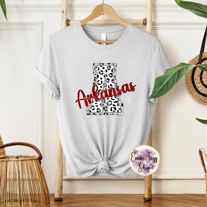 Arkansas Leopard Tshirt