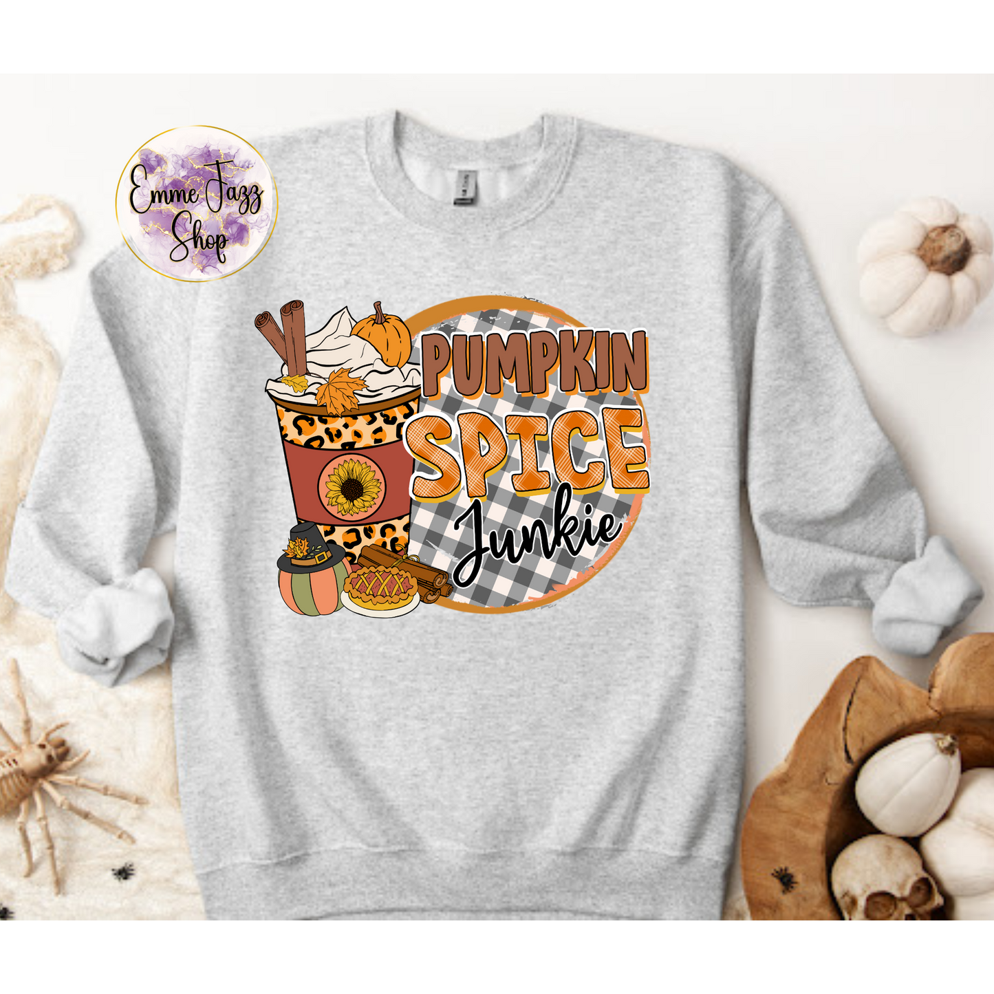 Pumpkin Spice Junkie Adult Sweatshirt