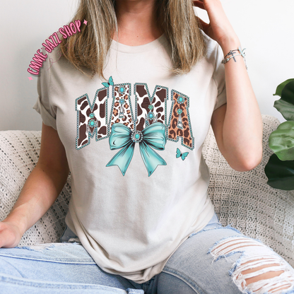 Mama Animal Print Tshirt