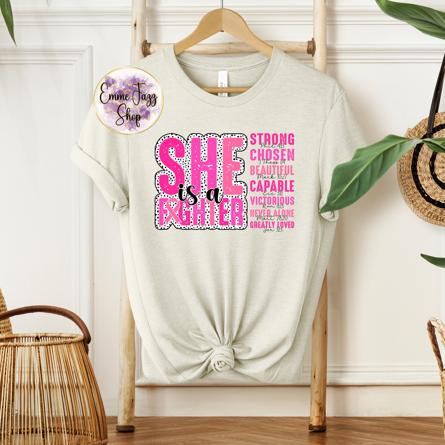 She is a fighter, breast cancer awareness shirt