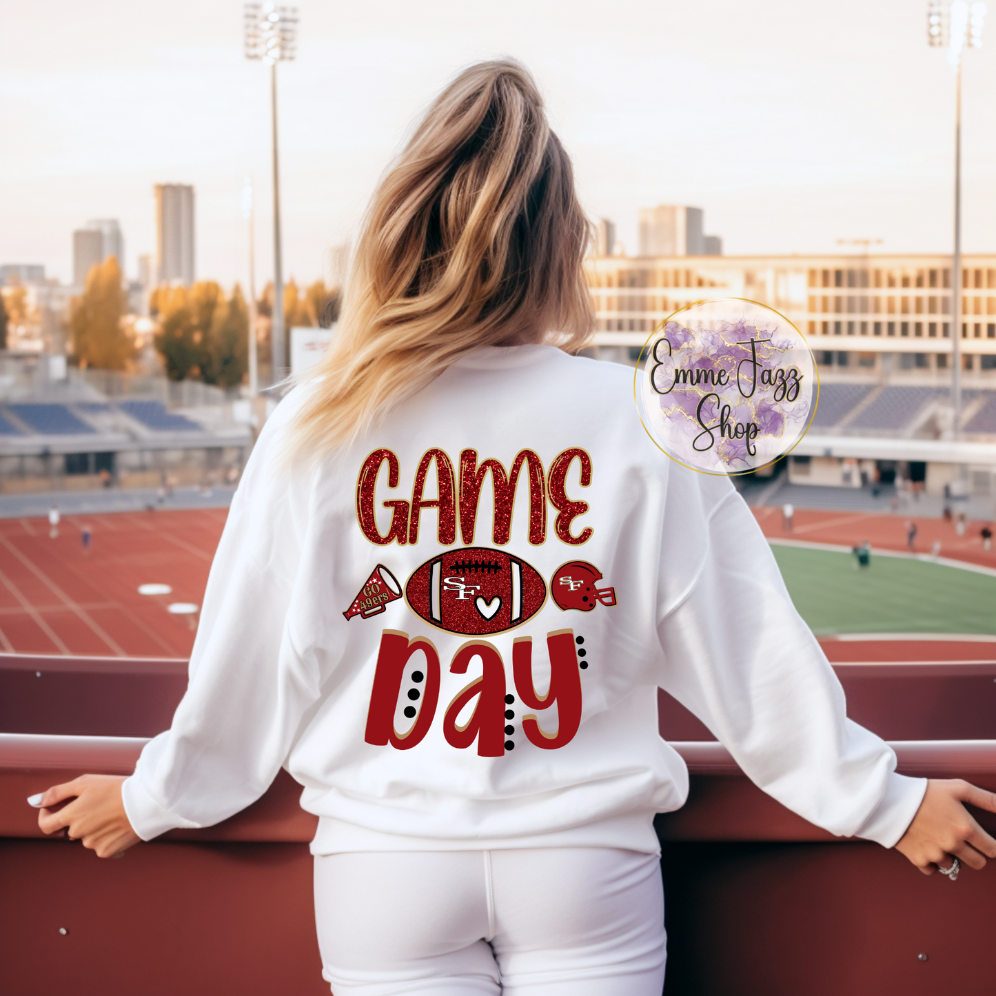 Game day 49ers Sweatshirt