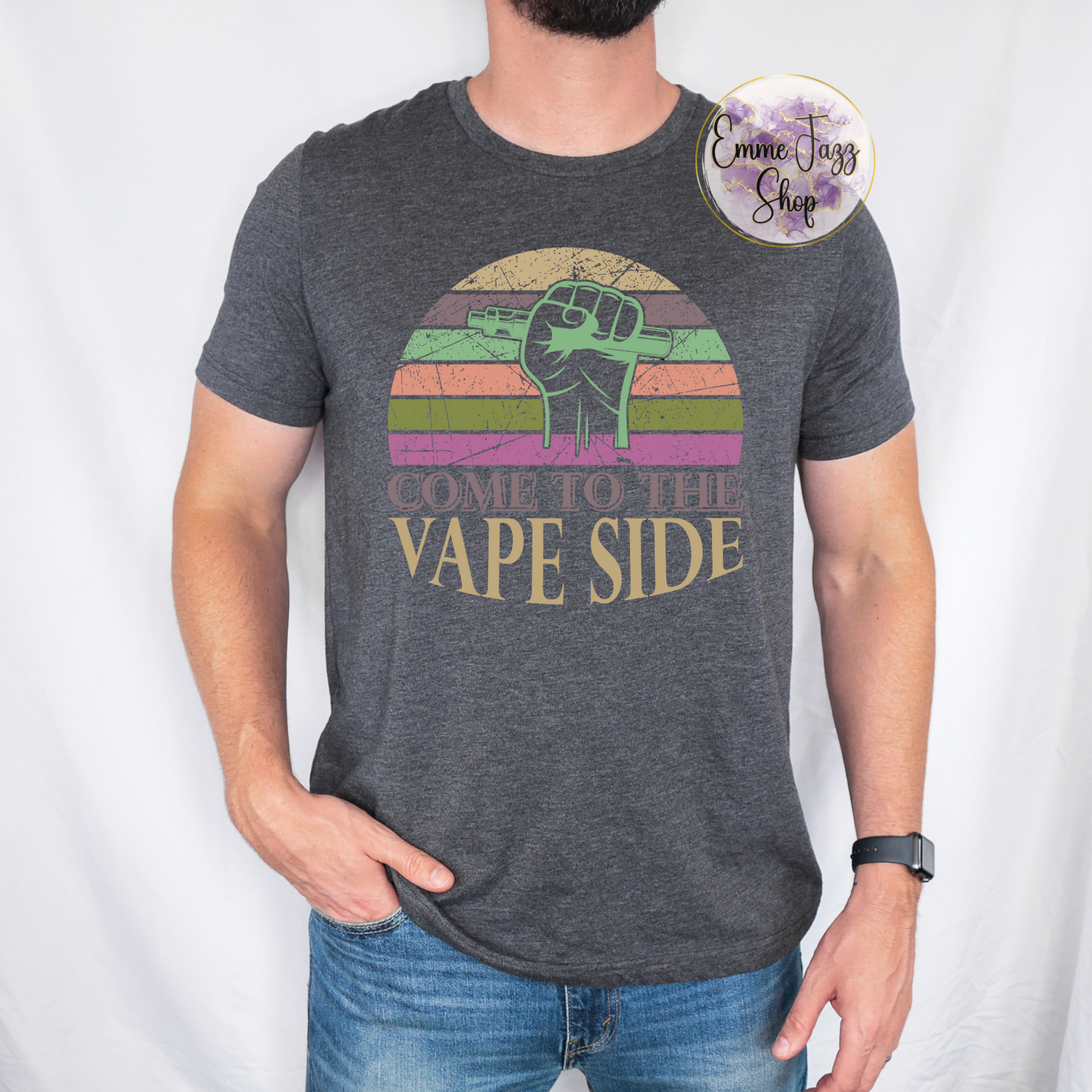 Komm auf die Vape-Seite T-Shirt