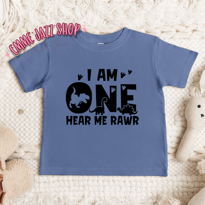 I am one hear me roar infant shirt