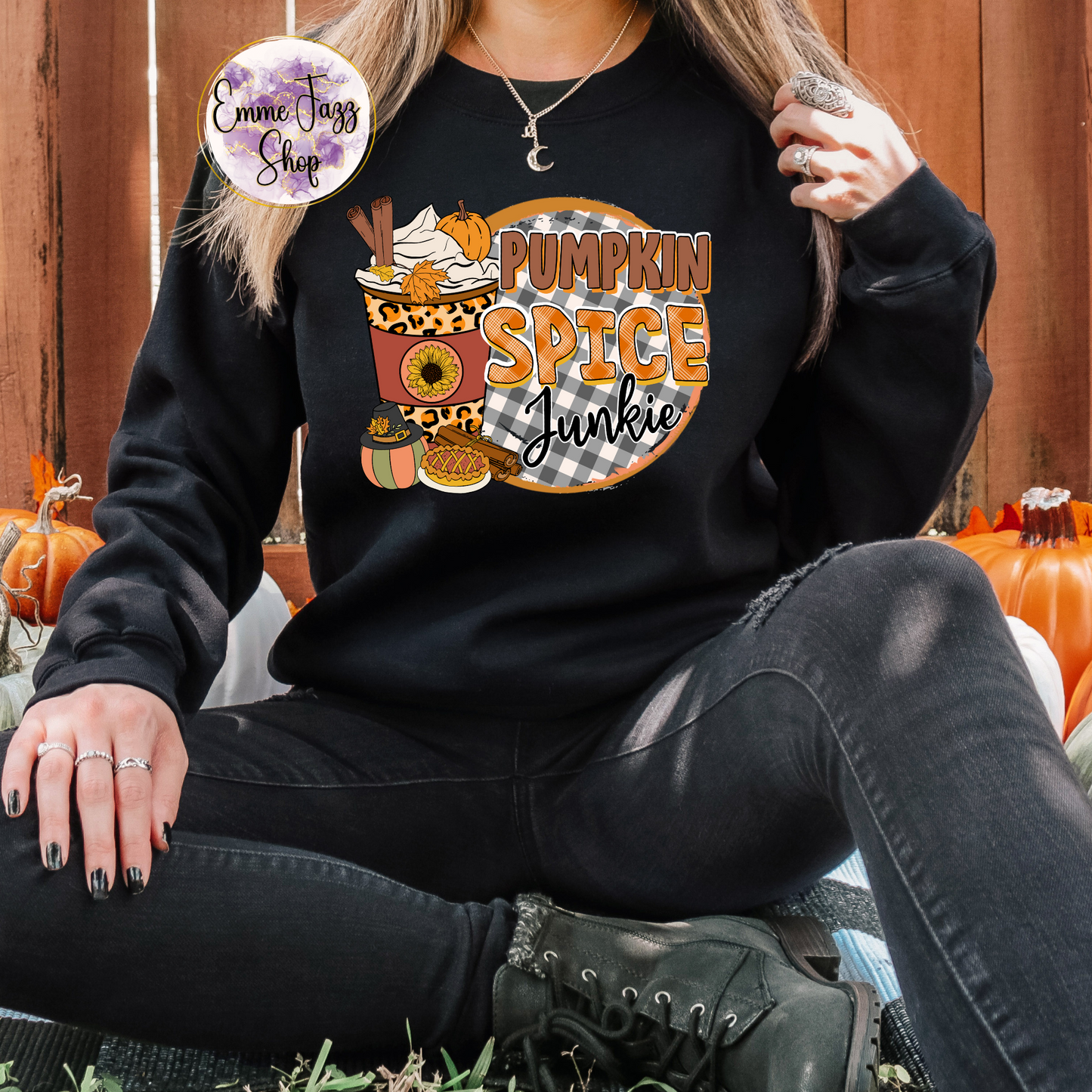 Pumpkin Spice Junkie Adult Sweatshirt