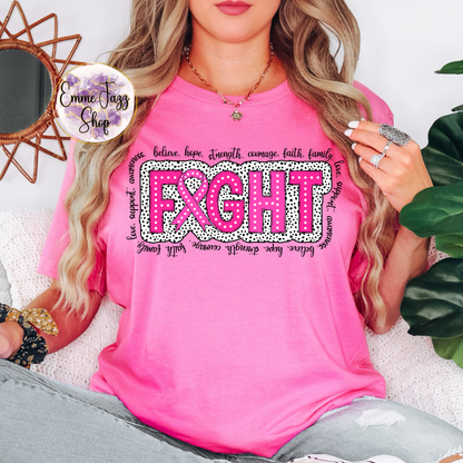 Fight breast cancer awareness shirt