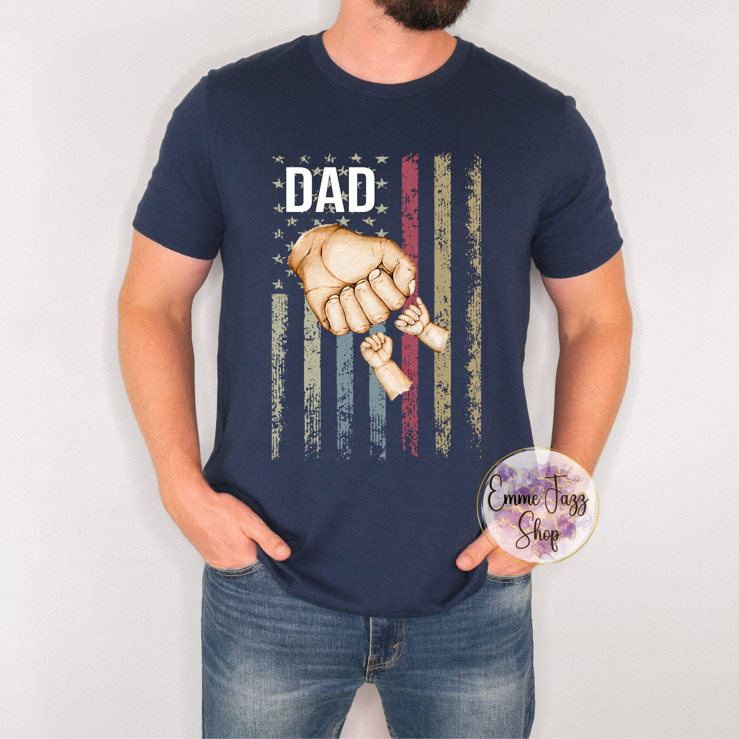 Papa &amp; Kinder Hände T-Shirt