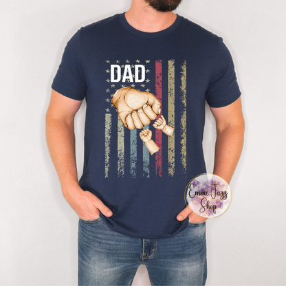 Dad & kids hands Tshirt