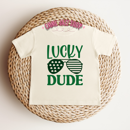 St. Patricks Day Lucky Dude Infant/Toddler Shirt