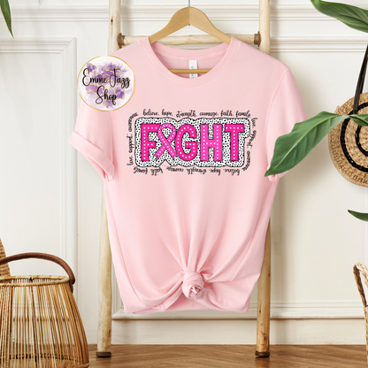 Fight breast cancer awareness shirt